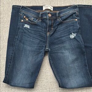 Kids Distressed Blue Jeans